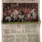 Washington Nationals World Series Champions 10/31 Washington Post Full Newspaper
