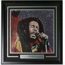 Bob Marley Jammin Framed 16x16 Limited Ed Print Signed By Artist Ross Baines