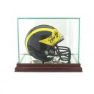 Mini Helmet Cherrywood Display Case