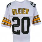 Rocky Bleier Signed Custom Pro-style White Jersey 4x SB Champs Inscribed JSA