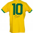 Pele Signed Brazil Soccer Jersey PSA