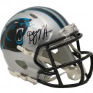 D.J. Moore Signed Carolina Panthers Mini Speed Replica Helmet JSA