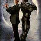 Black Panther And Stan The Man 11x17 Lithograph Signed By Greg Horn JSA