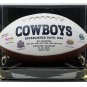 Ezekiel Elliot Signed Cowboys Full Size Logo Football BAS w/ Acrylic Case
