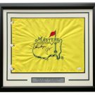 Jack Nicklaus Gary Player Signed Framed Undated Masters PGA Golf Flag JSA