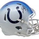 Jacoby Brissett Signed Hydro-Dipped Replica Speed Helmet JSA WPP750238
