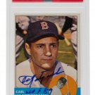 Carl Yastrzemski Signed Slabbed RP 1963 Topps Card Grade Gem MT 10 PSA 84144587