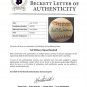 Ted Williams Boston Red Sox Signed OAL Baseball BAS A62799