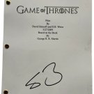 Sean Bean Signed Game Of Thrones Pilot Script JSA DD55853