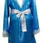 Nature Boy Ric Flair Signed Blue Feathered Wrestling Robe 16x Inscription JSA