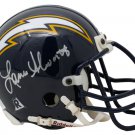 Lance Alworth Signed San Diego Chargers Authentic Riddell Mini Helmet BAS H82619