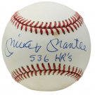 Mickey Mantle New York Yankees Signed OAL Baseball 536 Hr Inscribed PSA AG04093