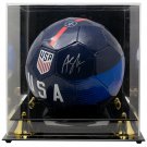 Alyssa Naeher Team USA Signed USA Nike Blue Soccer Ball JSA w/ Case