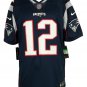Tom Brady Signed New England Patriots Blue Nike Limited Jersey Tristar