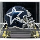Dak Prescott Signed Dallas Cowboys Mini AMP Speed Replica Helmet BAS w/ Case