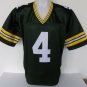 Brett Favre Unsigned Custom Green Pro-Style Football Jersey X-Large
