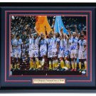 USA Women's Soccer Signed Framed 2015 World Cup 16x20 Photo 11 Sig JSA+TriStar