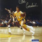 Gail Goodrich Autographed LA Lakers vs Bucks 16x20 Photo PSA