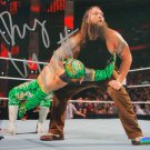 Bray Wyatt Signed WWE 8x10 Photo vs Sin Cara SI