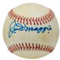 Joe DiMaggio New York Yankees Signed Official American League Baseball JSA ALOA