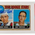 Johnny Bench Signed Slabbed 1968 Topps Card HOF Grade Gem MT 10 PSA 84147930