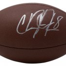 Calvin Johnson Detroit Lions Signed Wilson Replica NFL Football JSA