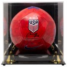 Carli Lloyd Signed Team USA Signed USA Red Nike Soccer Ball JSA w/ Case