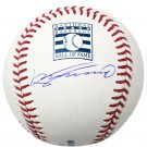 Vladimir Guerrero Expos Signed MLB HOF Logo Baseball w/ Free Ball Cube JSA ITP
