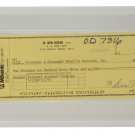 Ben Hogan Signed Slabbed 1990 Personal Bank Check #2919 PSA/DNA