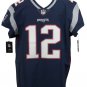 Tom Brady Signed NE Patriots Blue Nike Elite On-Field Authentic Jersey Tristar