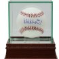 Mike Mussina Yankees Signed Official MLB Baseball HOF 19 Insc JSA w/ Glass Case