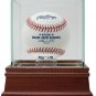 Willie Mays Giants Signed MLB Baseball Say Hey Insc Mays Holo w/Glass Case