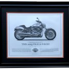 2003 Harley Davidson VRSCA V-Rod Framed 16x20 High Quality Print