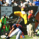 Le'Veon Bell Signed 8x10 Pittsburgh Steelers Hurdle vs Bears Photo JSA