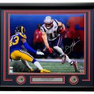 Julian Edelman Signed Framed New England Patriots 16x20 SB LIII Photo PSA