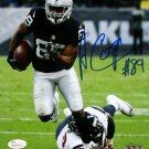 Amari Cooper Signed Oakland Raiders 8x10 Running Photo JSA ITP