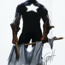 Captain America No Retreat 11x17 Lithograph Signed By Greg Horn JSA