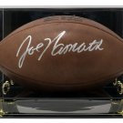 Joe Namath New York Jets Signed Vintage Wilson Duke Football JSA w/ Acrylic Case