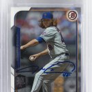 Jacob deGrom Signed Slabbed Mets 2015 Bowman #75 Baseball Card BAS