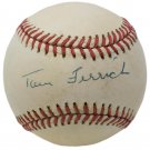Tom Ferrick Signed Official AL Baseball w/Free Ball Cube JSA R84227