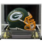 Davante Adams Signed Green Bay Packers Mini Amp Helmet w/ Deluxe Case JSA