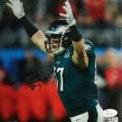 Brent Celek Signed 8x10 Philadelphia Eagles Super Bowl LII Photo JSA ITP