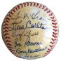 1980 Phillies Team Signed NL Baseball McGraw Schmidt Rose Carlton 21 Sigs JSA