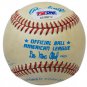 Willie Mays Eddie Mathews Signed Official AL Baseball PSA AE06612