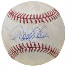Derek Jeter Signed Game Used MLB Baseball Passing Wagner Hit List MLB EK348970