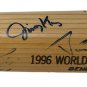 1996 NY Yankees 15 Signed Louisville Slugger Bat Jeter Rivera & More JSA Z72910