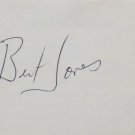 Bert Jones Baltimore Colts Signed Index Card SI