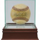 Babe Ruth Dizzy Dean Signed Official AL Baseball w/ Free Glass Case PSA AE71167