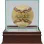 Babe Ruth Dizzy Dean Signed Official AL Baseball w/ Free Glass Case PSA AE71167