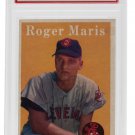 Roger Maris Signed 1958 #47 Topps Indians Rookie Baseball Card Slabbed PSA Ex 5